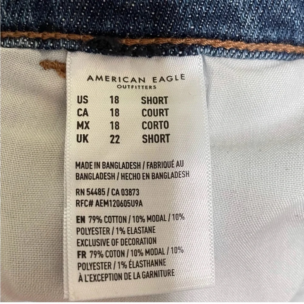 American Eagle Button Fly Mom Jeans 18s - Picture 5 of 5